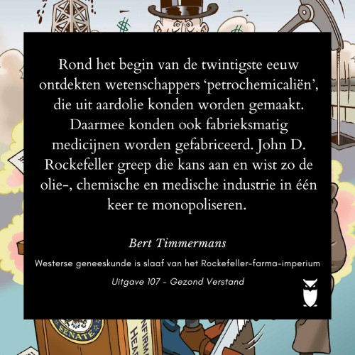 Westerse geneeskunde is slaaf van het Rockefeller-farma-imperium