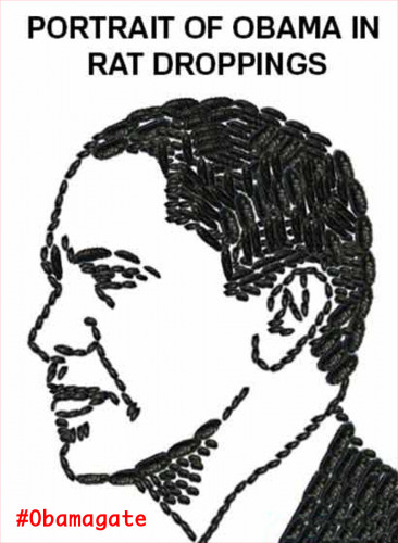 ObamaGate_Obama_Portrait_In_Rat_Droppings.jpg
